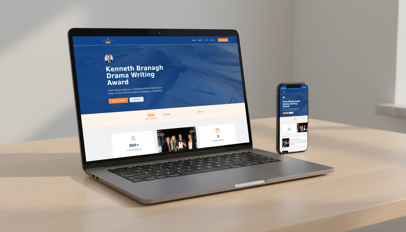 Kenneth Branagh Drama Writing Award — Professional website for a prestigious drama writing competition